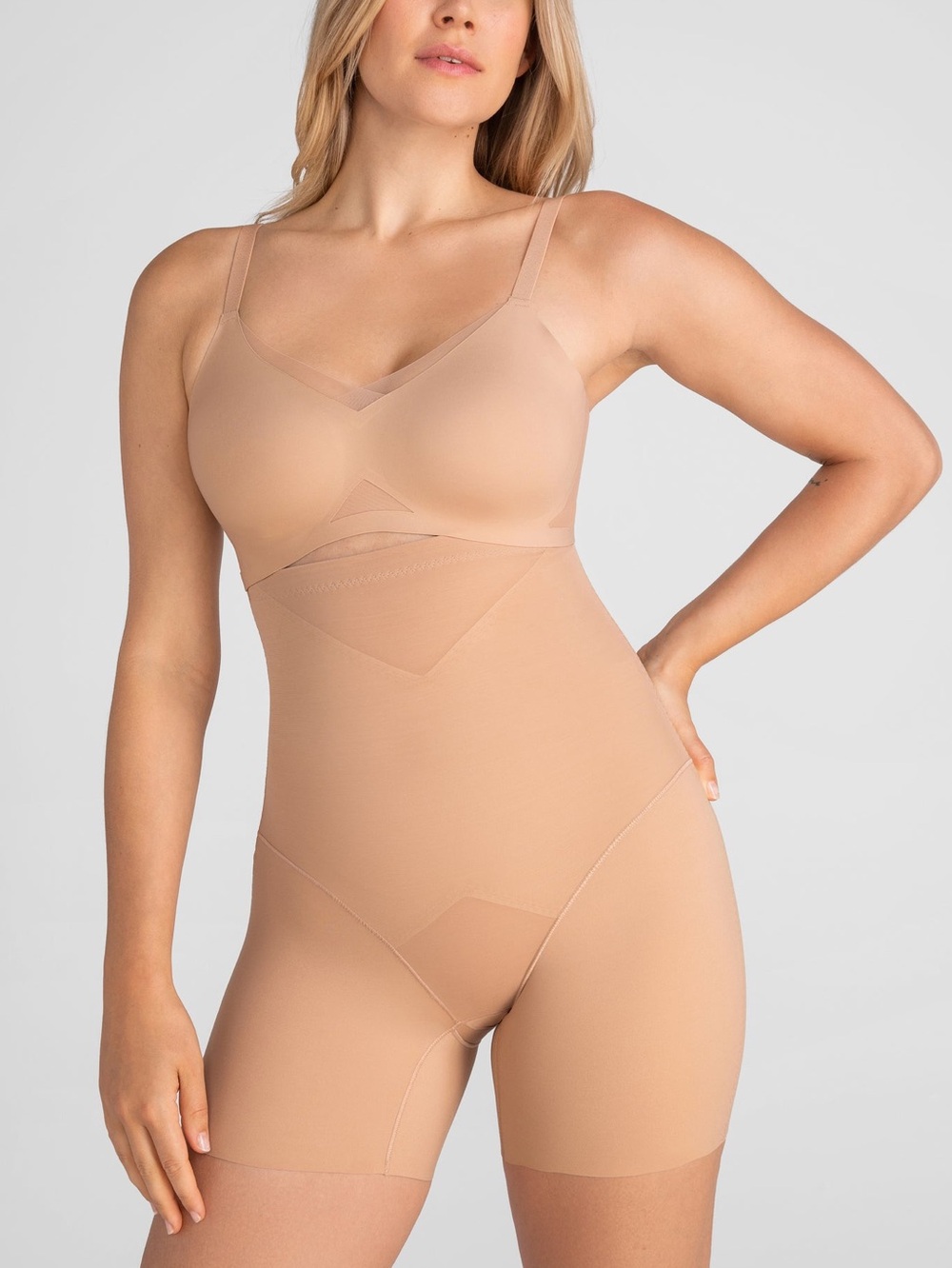 NWT Honeylove SuperPower Girl-Short 2X sand $89